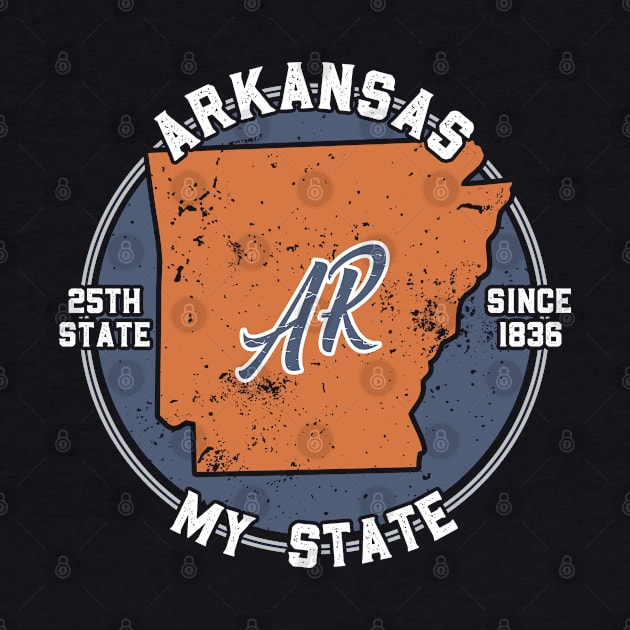 Arkansas My State Patriot State Tourist Gift by atomguy